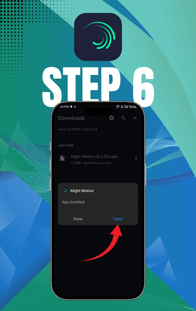 Alight Motion Mod APK v5.0.281 Pro Unlocked, No Watermark 2026 29 open the app of alightmotion mod APK