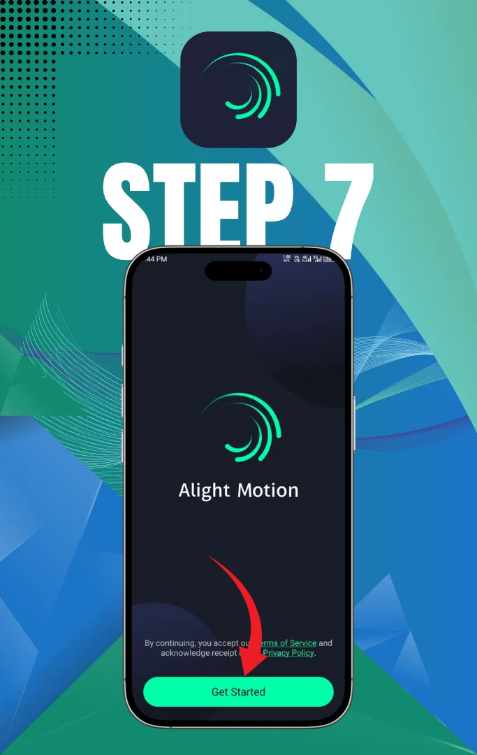 Alight Motion Mod APK v5.0.281 Pro Unlocked, No Watermark 2026 30 click on get started to enjoy the app