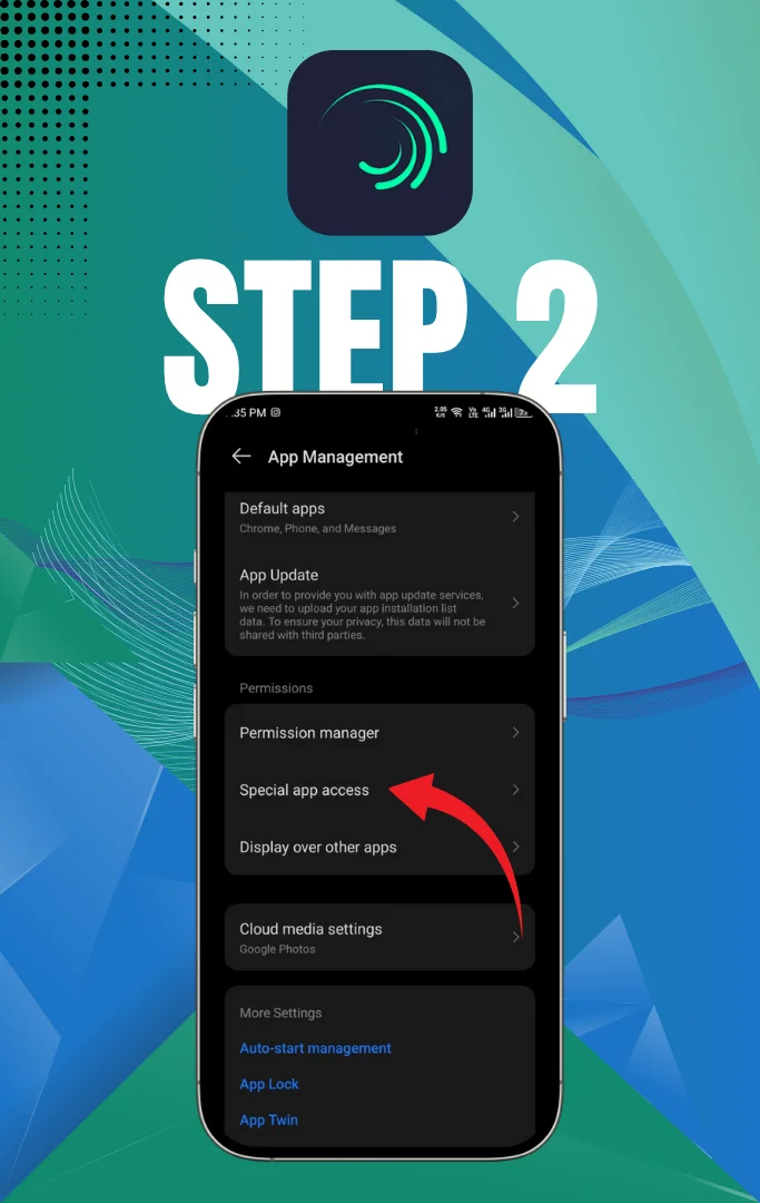 Alight Motion Mod APK v5.0.281 Pro Unlocked, No Watermark 2026 21 enable special app access