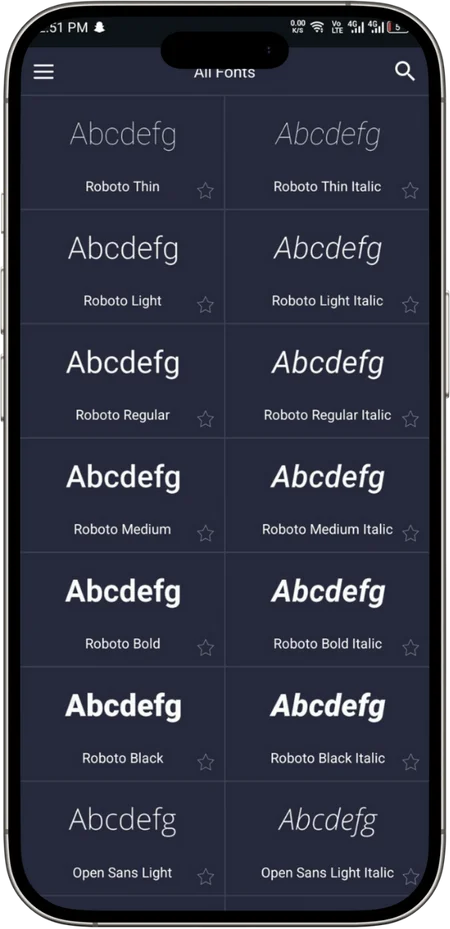 Alight Motion Mod APK v5.0.281 Pro Unlocked, No Watermark 2026 11 unlimited fonts and typography alightmotion