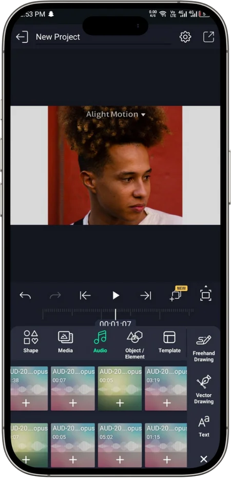 Alight Motion Mod APK v5.0.281 Pro Unlocked, No Watermark 2026 12 audio effects, transitions alight motion.