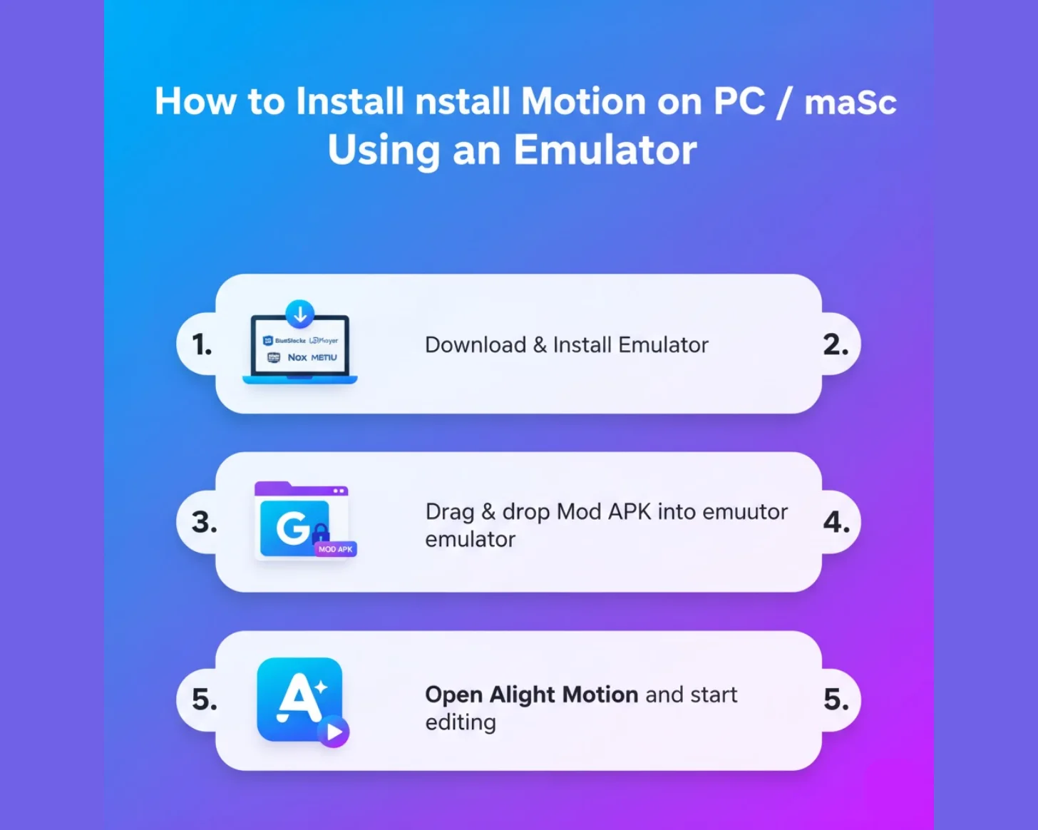 Alight Motion Mod APK v5.0.281 Pro Unlocked, No Watermark 2026 31 installation steps for alightmotion mod APK on PC/iOS