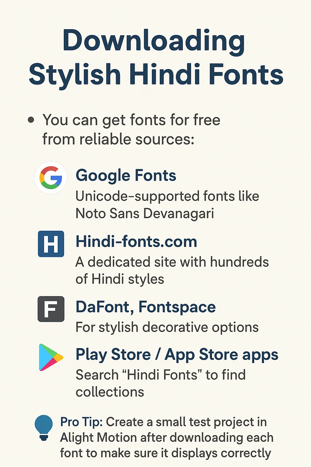 Downloading Stylish Hindi Fonts sources image