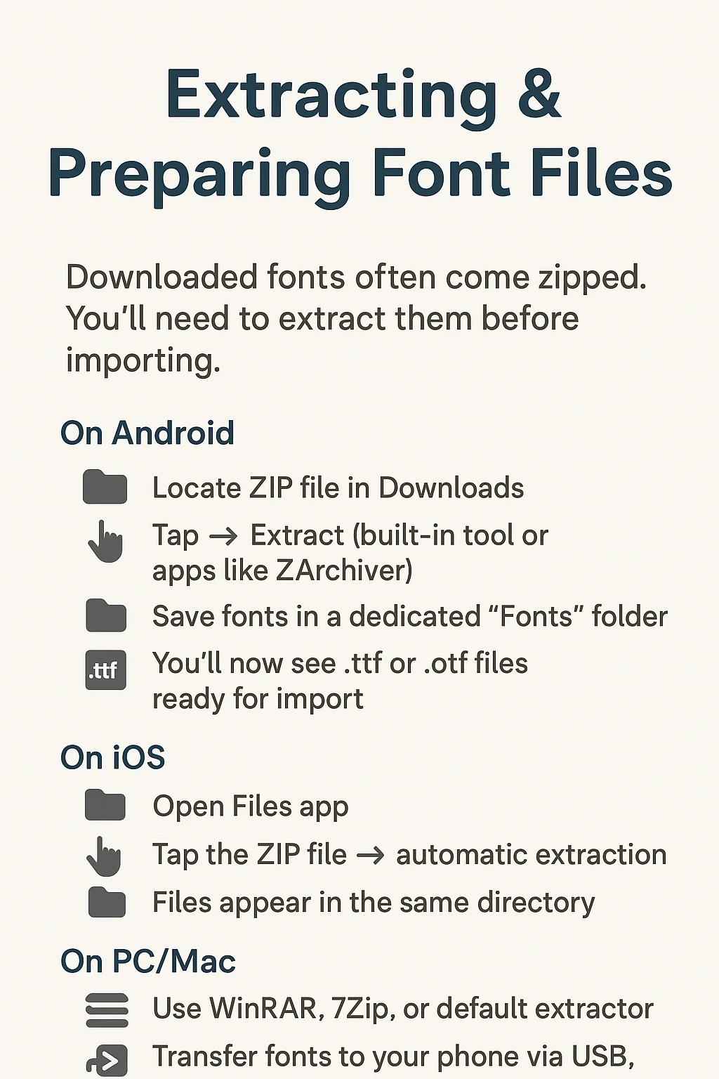 Extracting & Preparing Font Files image
